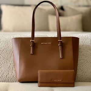 Michael Kors Jet Set Tote & Matching Wallet